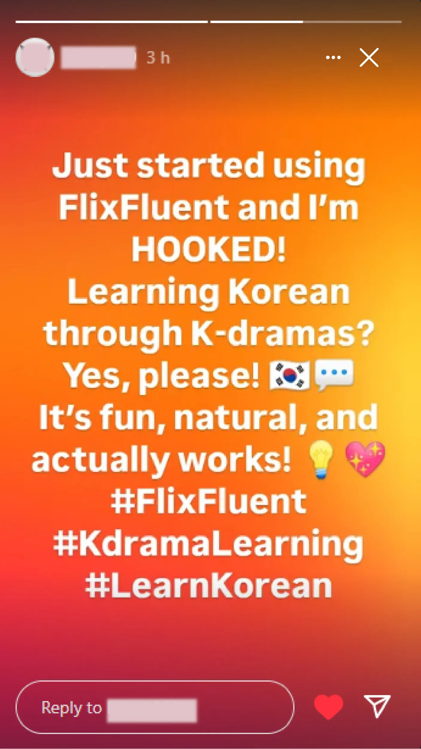 Anonymous's testimonial